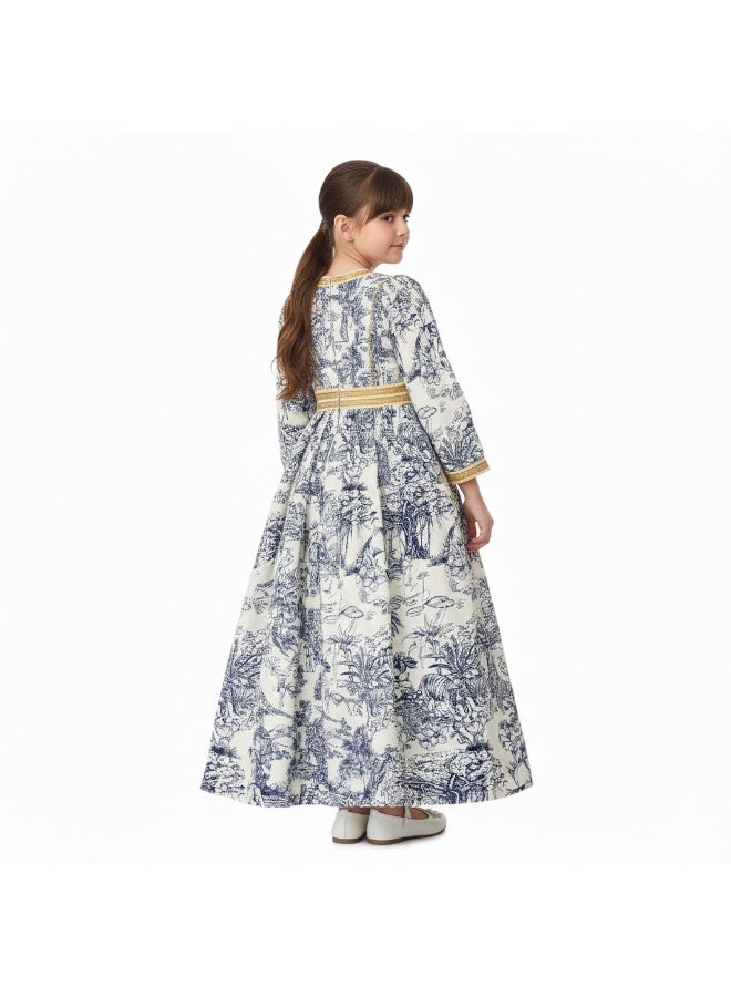 D'Daniela D' Daniela - Maya Modesty Abaya Dress - Multicolor - Image 4